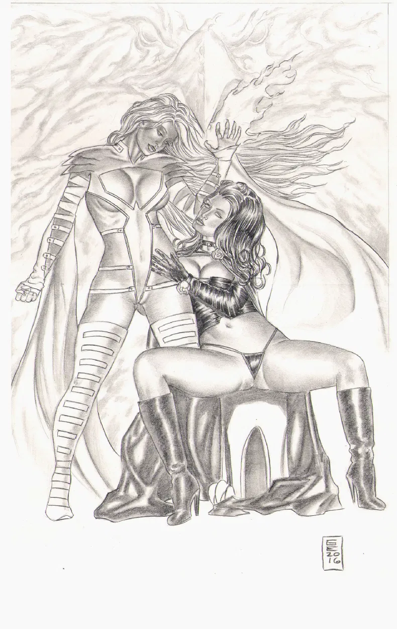 Black Queen (Hellfire Club) Rule 34 Image