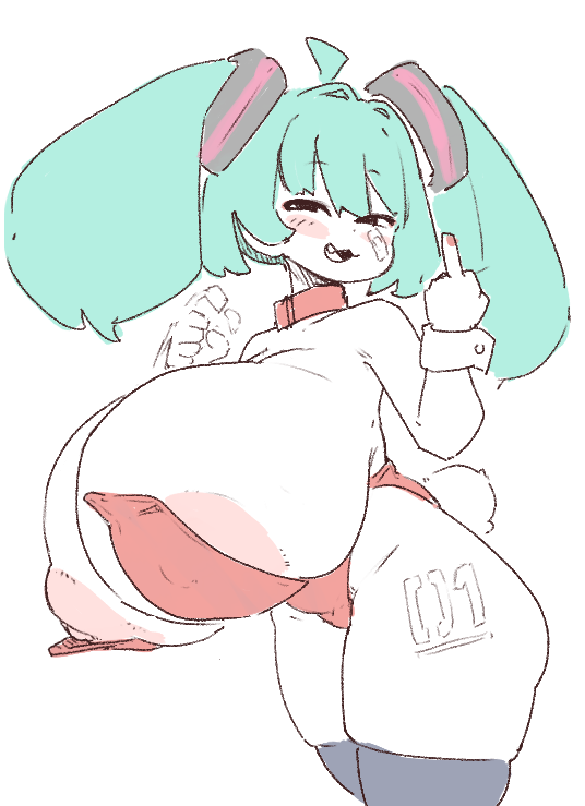 Hatsune Miku (Vocaloid) Rule 34 Image