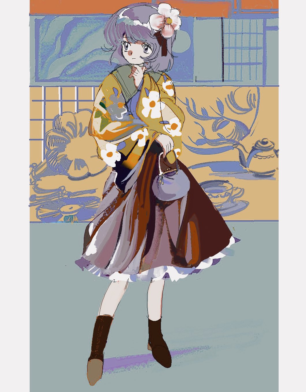 Hieda No Akyuu (Touhou) Rule 34 Image