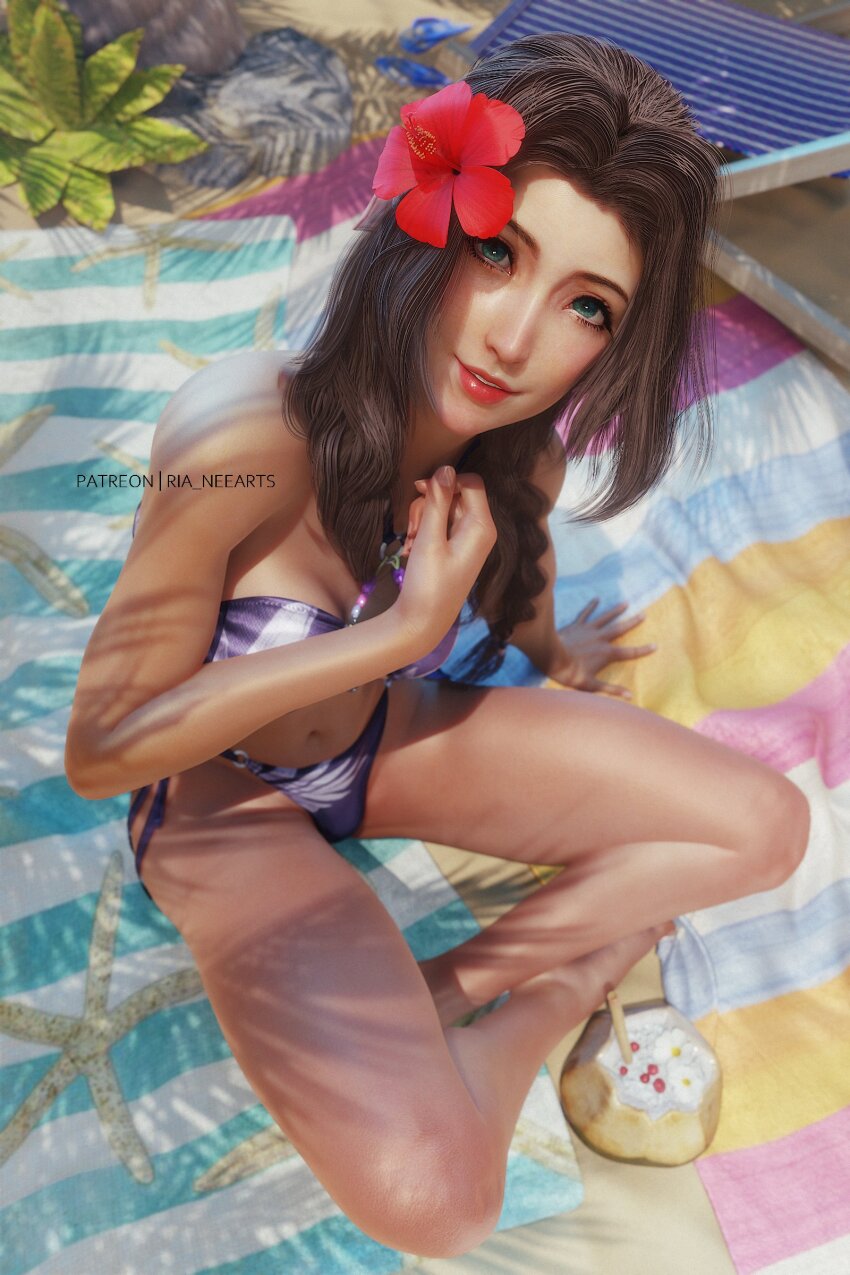 Aerith Gainsborough (Final Fantasy) Rule 34 Image