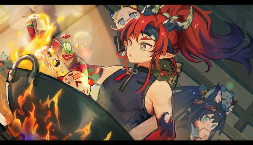 Blaze (Arknights) Rule 34 Image
