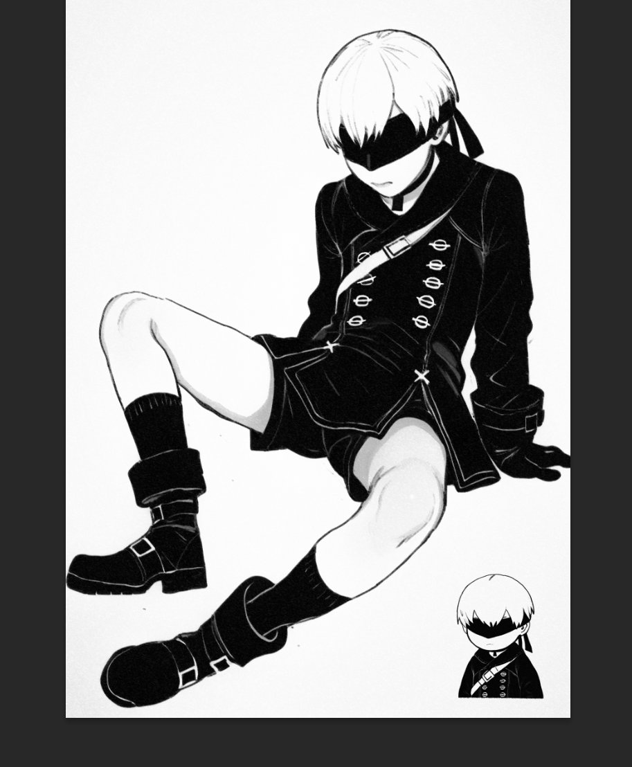 9s (Nier:Automata) Rule 34 Image
