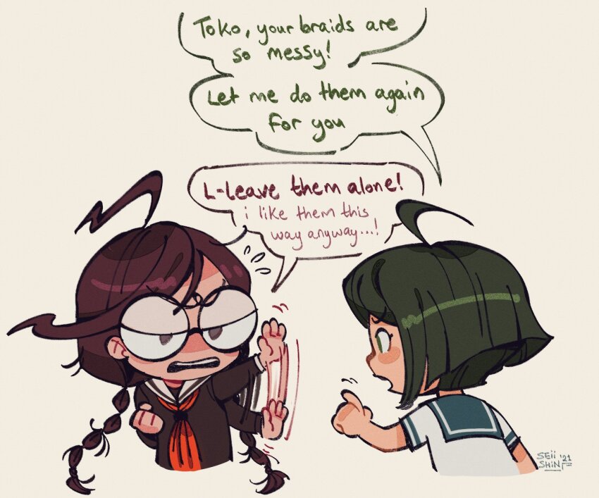Fukawa Toko (Danganronpa: Trigger Happy Havoc) Rule 34 Image