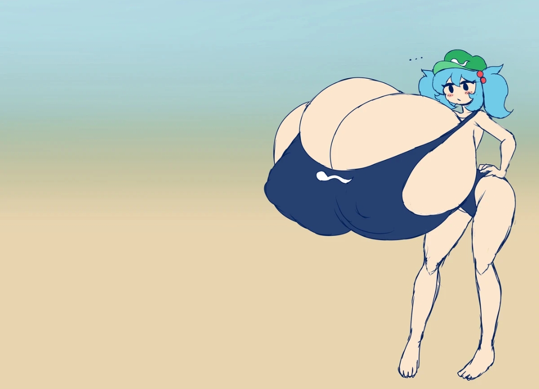 Nitori Kawashiro (Touhou) Rule 34 Image