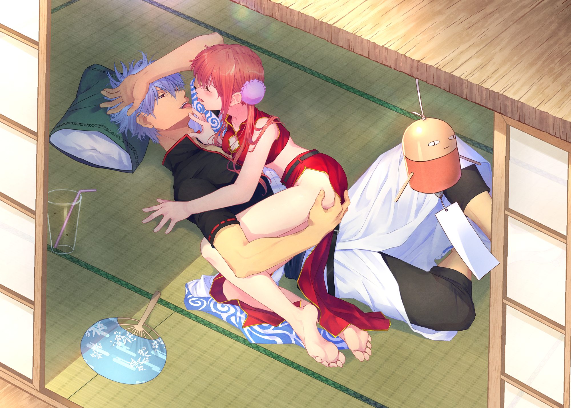 Gintoki Sakata (Gintama) Rule 34 Image