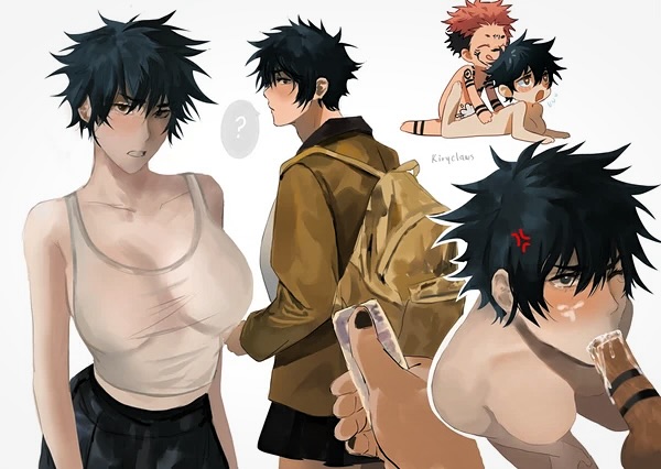 Fushiguro Megumi (Jujutsu Kaisen) Rule 34 Image