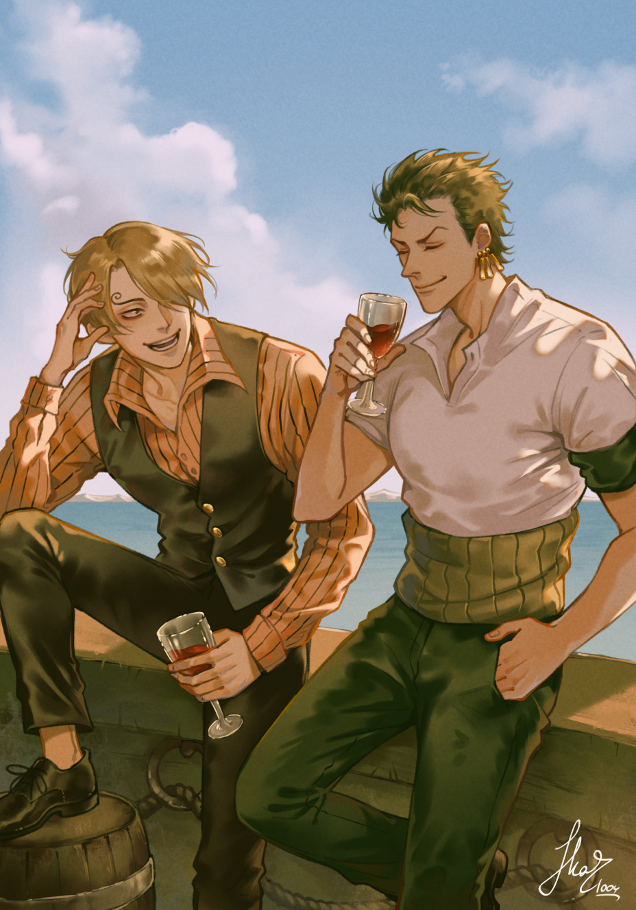 Roronoa Zoro (One Piece) Rule 34 Image