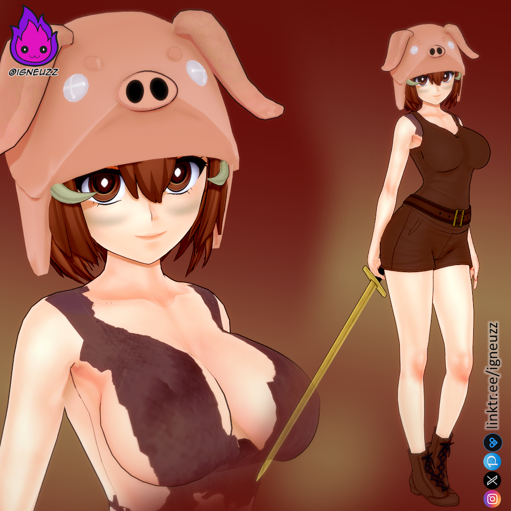 Female Piglin (Minecraft) Rule 34 Image