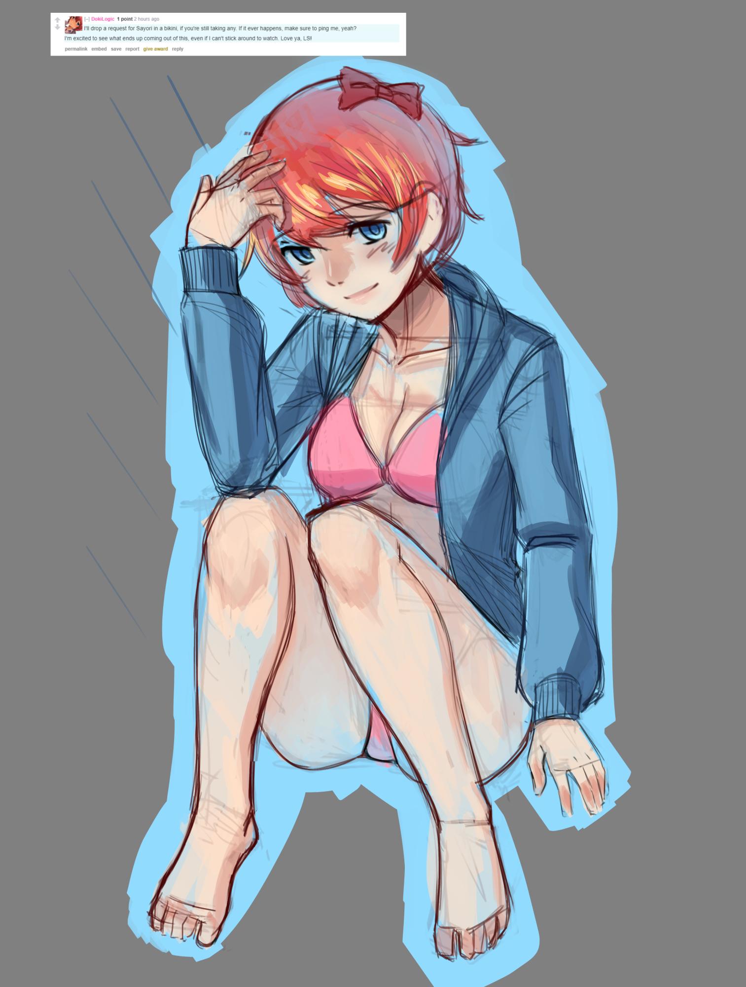 Sayori (Doki Doki Literature Club) Rule 34 Image