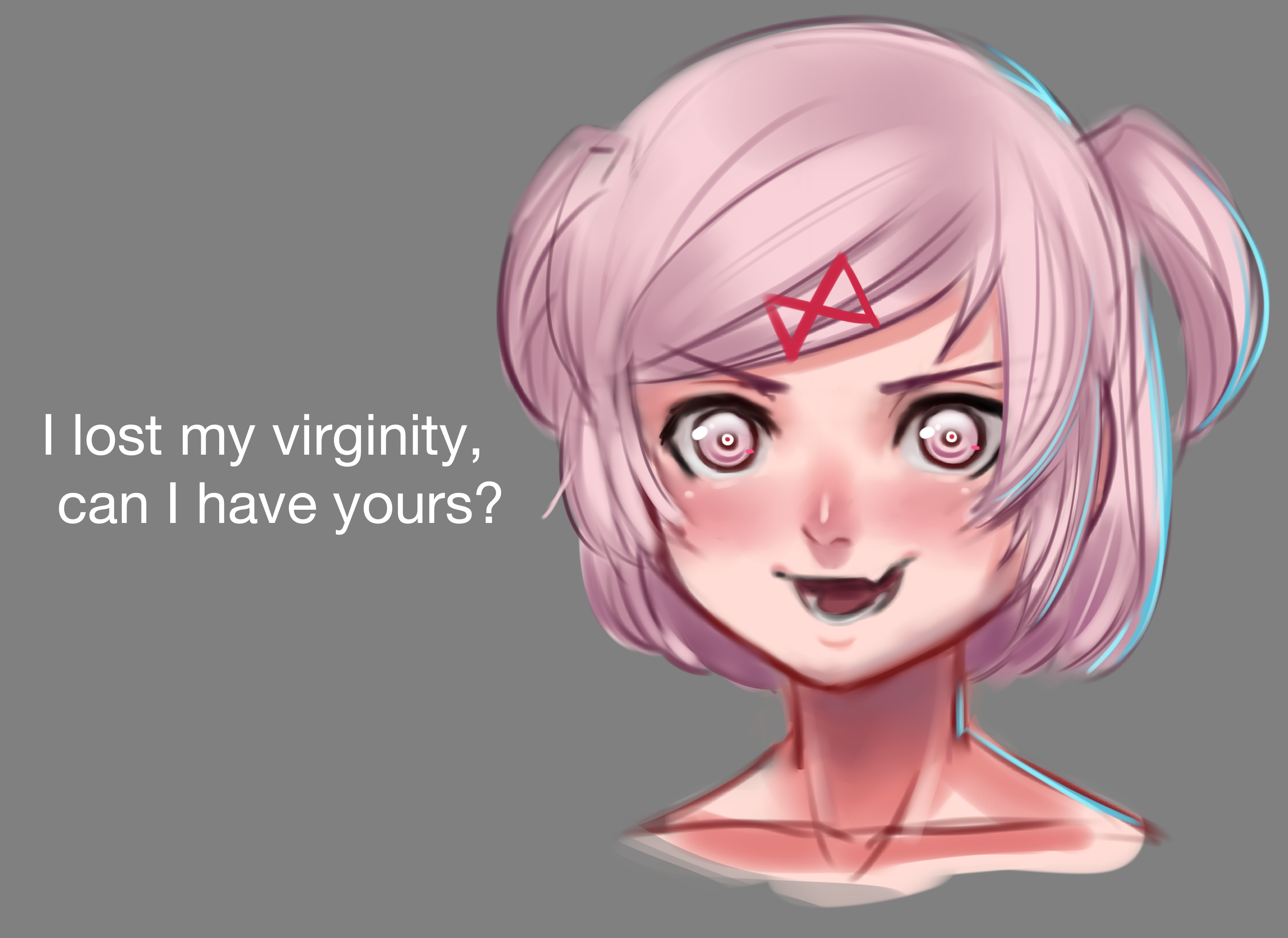 Natsuki (Doki Doki Literature Club) Rule 34 Image