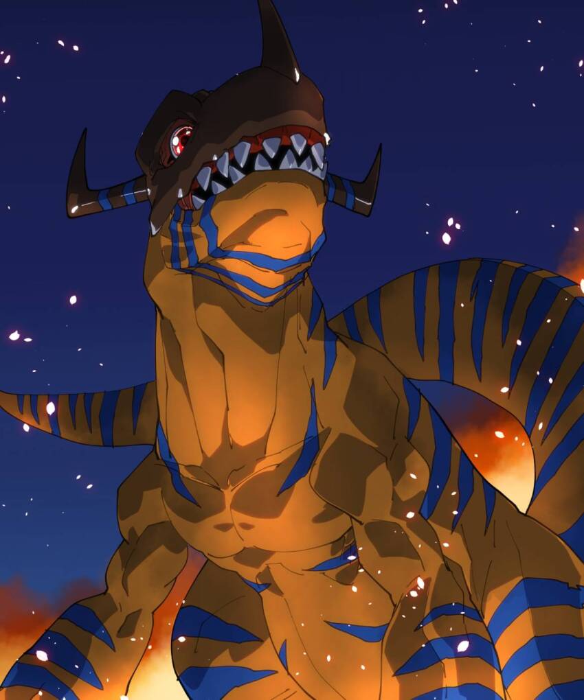 Greymon (Digimon) Rule 34 Image