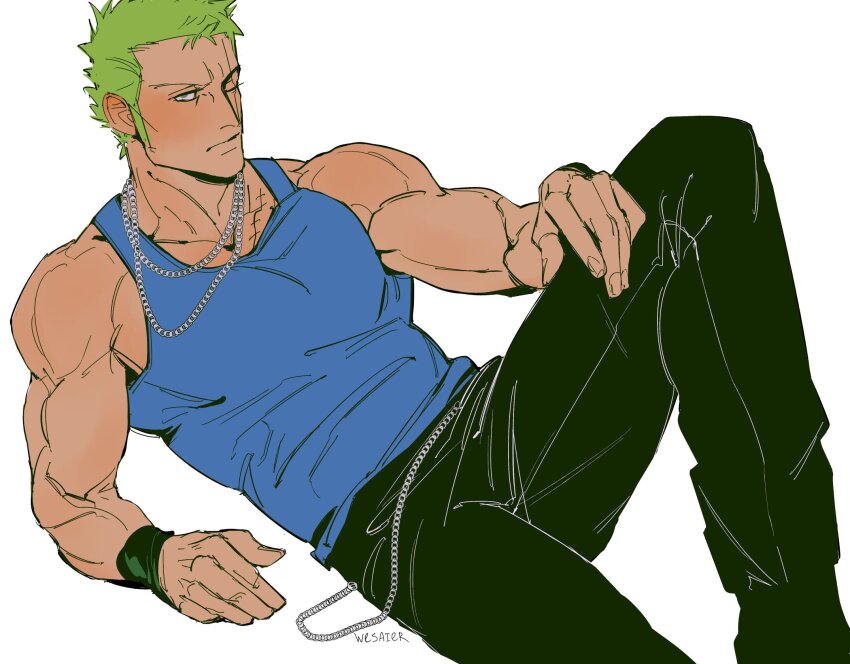 Roronoa Zoro (One Piece) Rule 34 Image