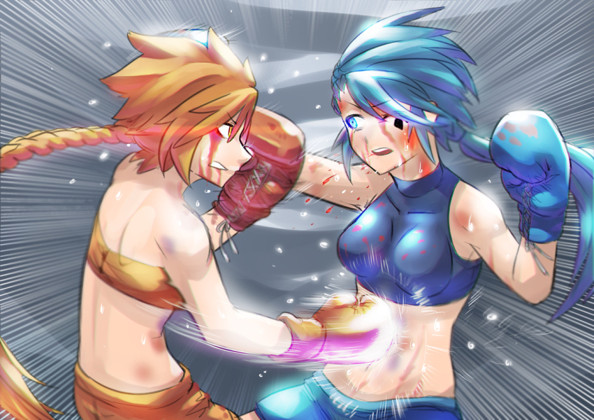 Blue Hair Rule 34 Image