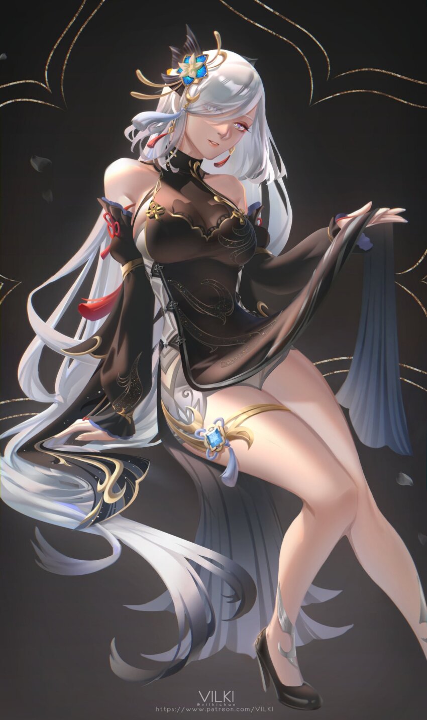 Shenhe (Frostflower Dew) (Genshin Impact) Rule 34 Image
