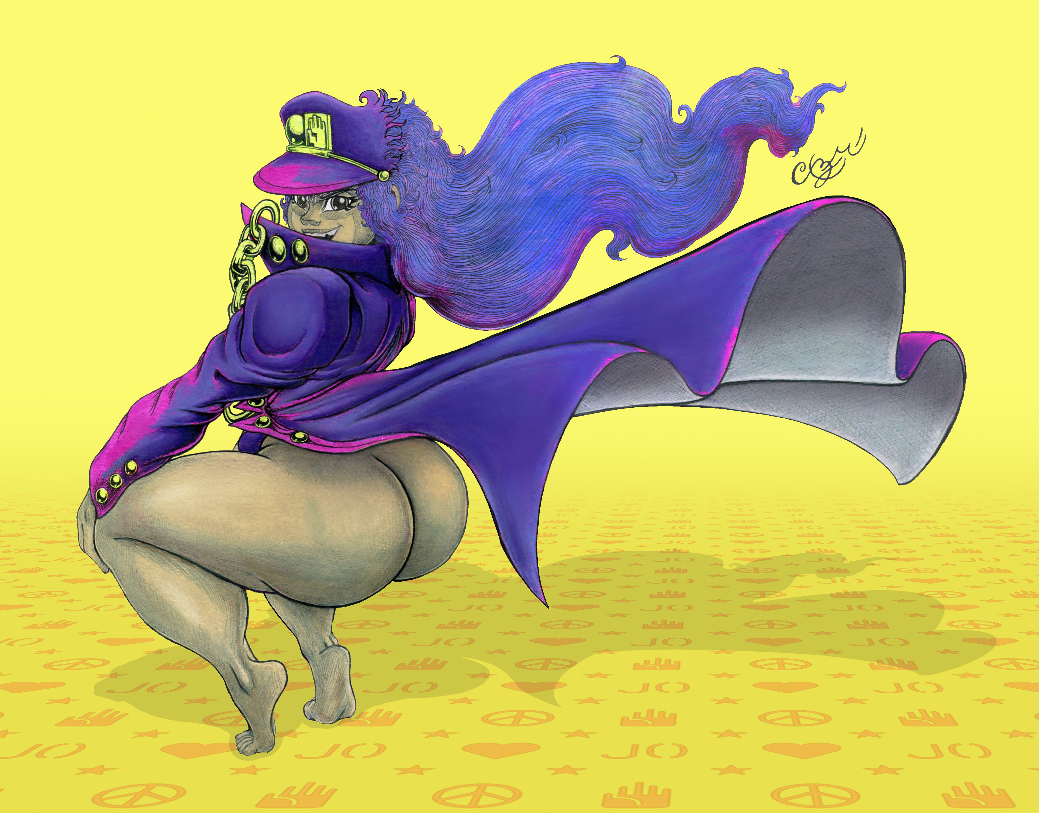 Jotaro Kujo (Cosplay) Rule 34 Image