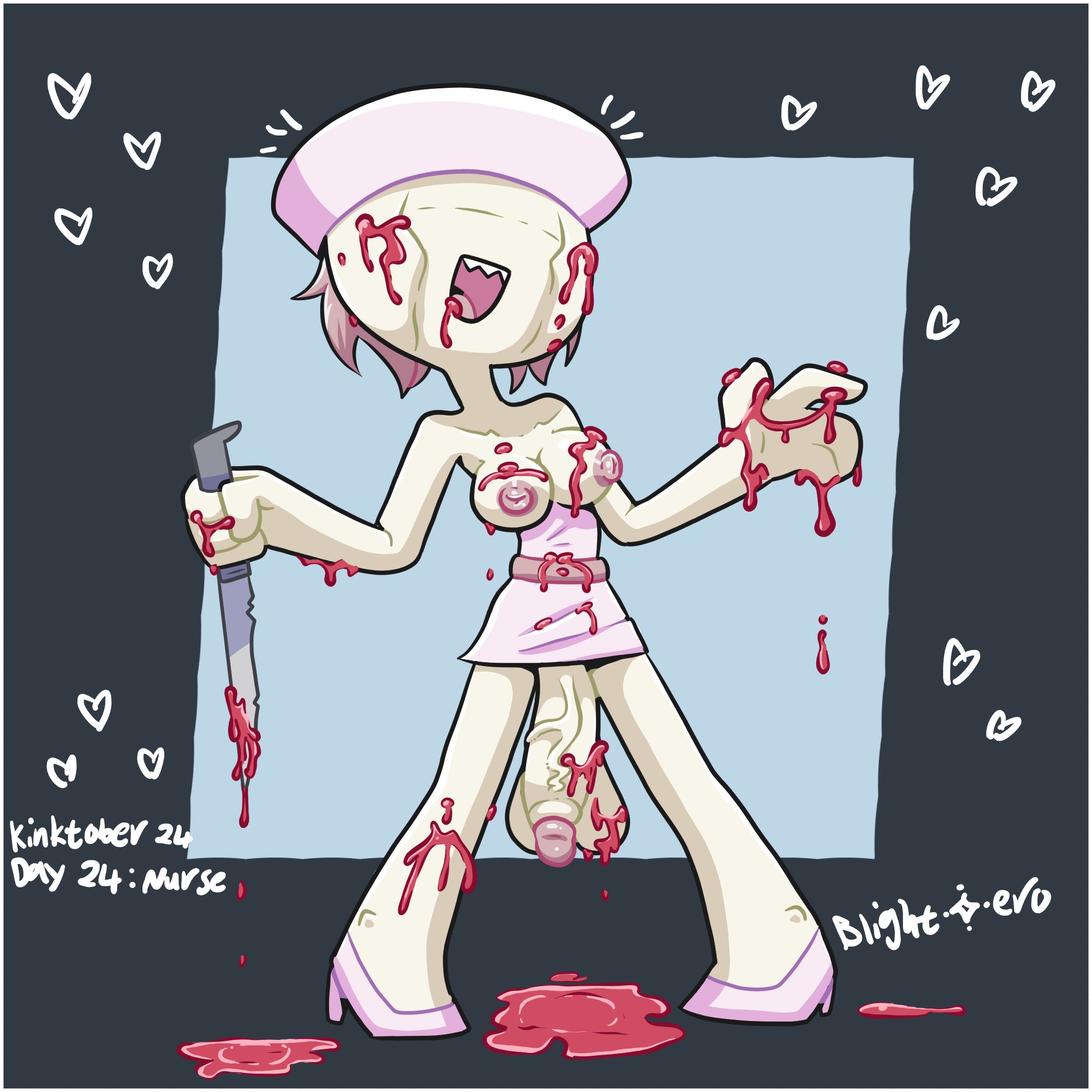 Bubble Head Nurse (Silent Hill 2) Rule 34 Image
