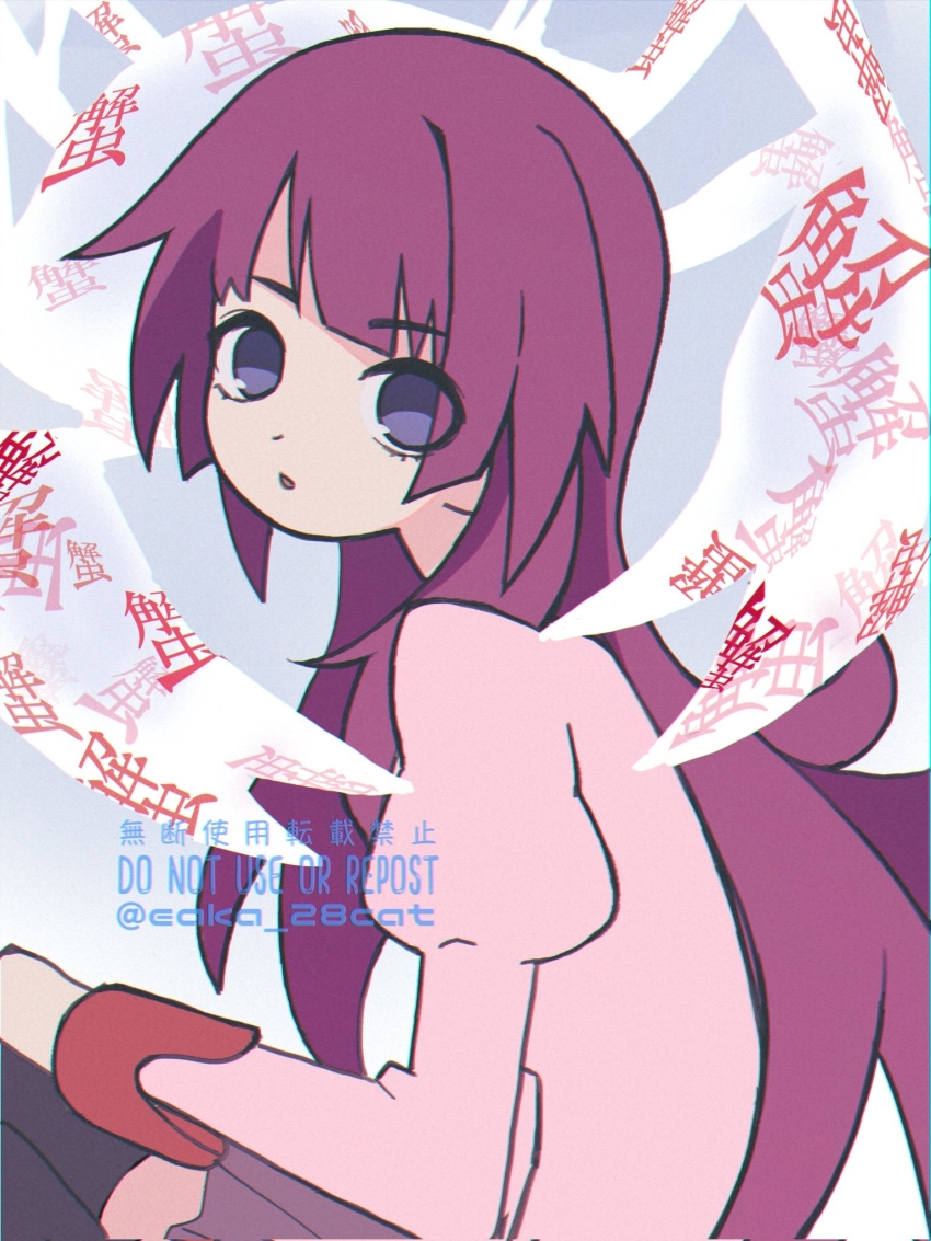 Senjougahara Hitagi (Bakemonogatari) Rule 34 Image