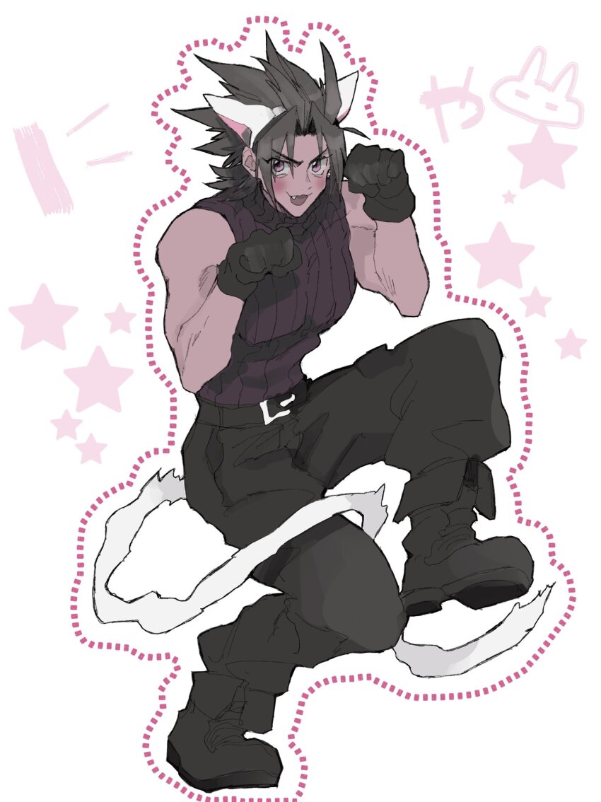 Zack Fair (Final Fantasy) Rule 34 Image