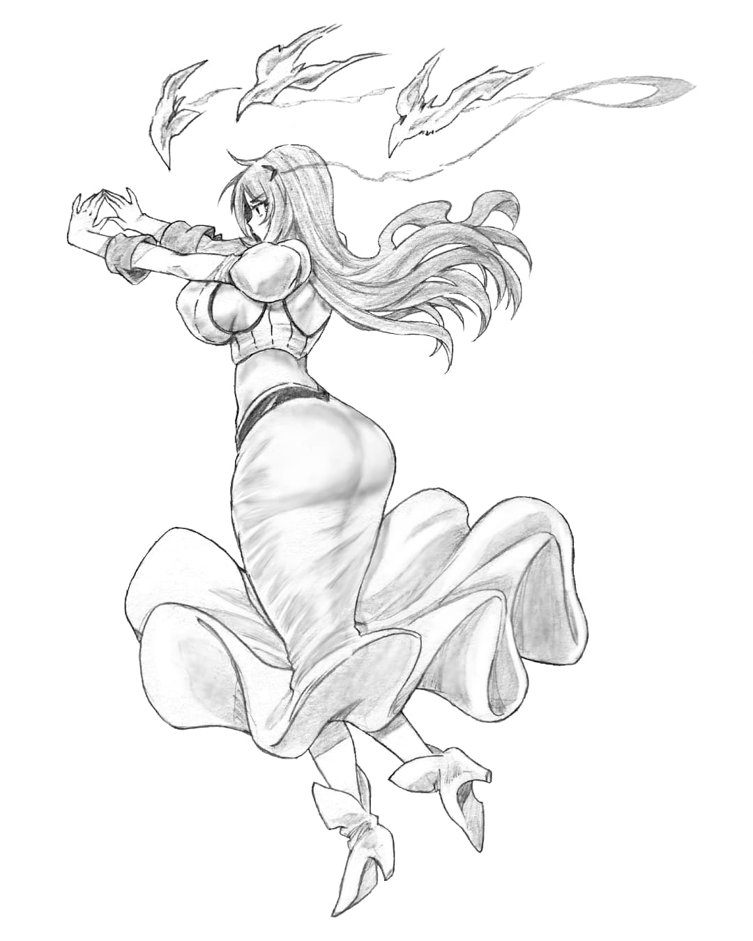 Inoue Orihime (Bleach) Rule 34 Image