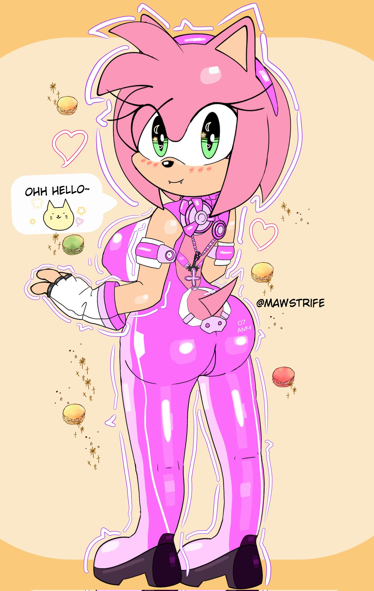 Amy Rose (Sonic (Series)) Rule 34 Image