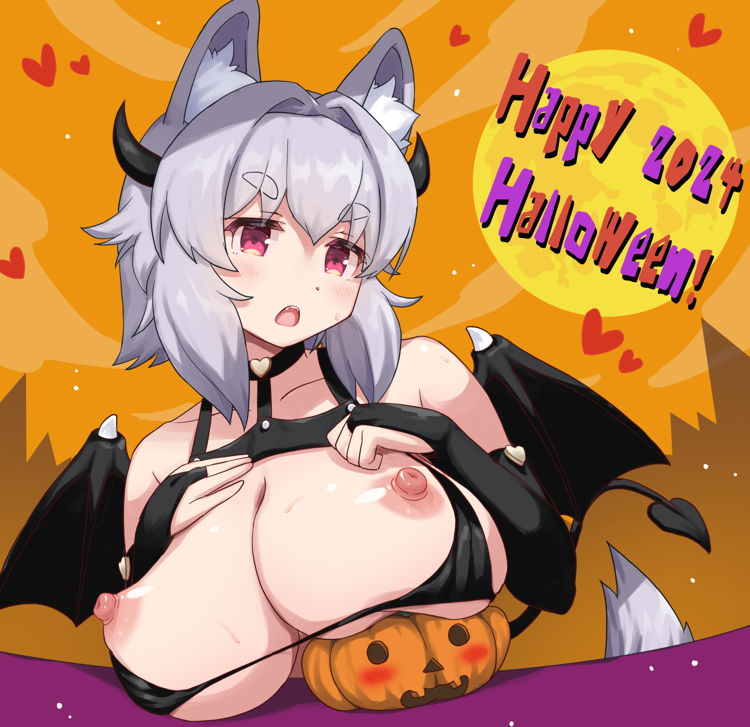 Inubashiri Momiji (Halloween) Rule 34 Image