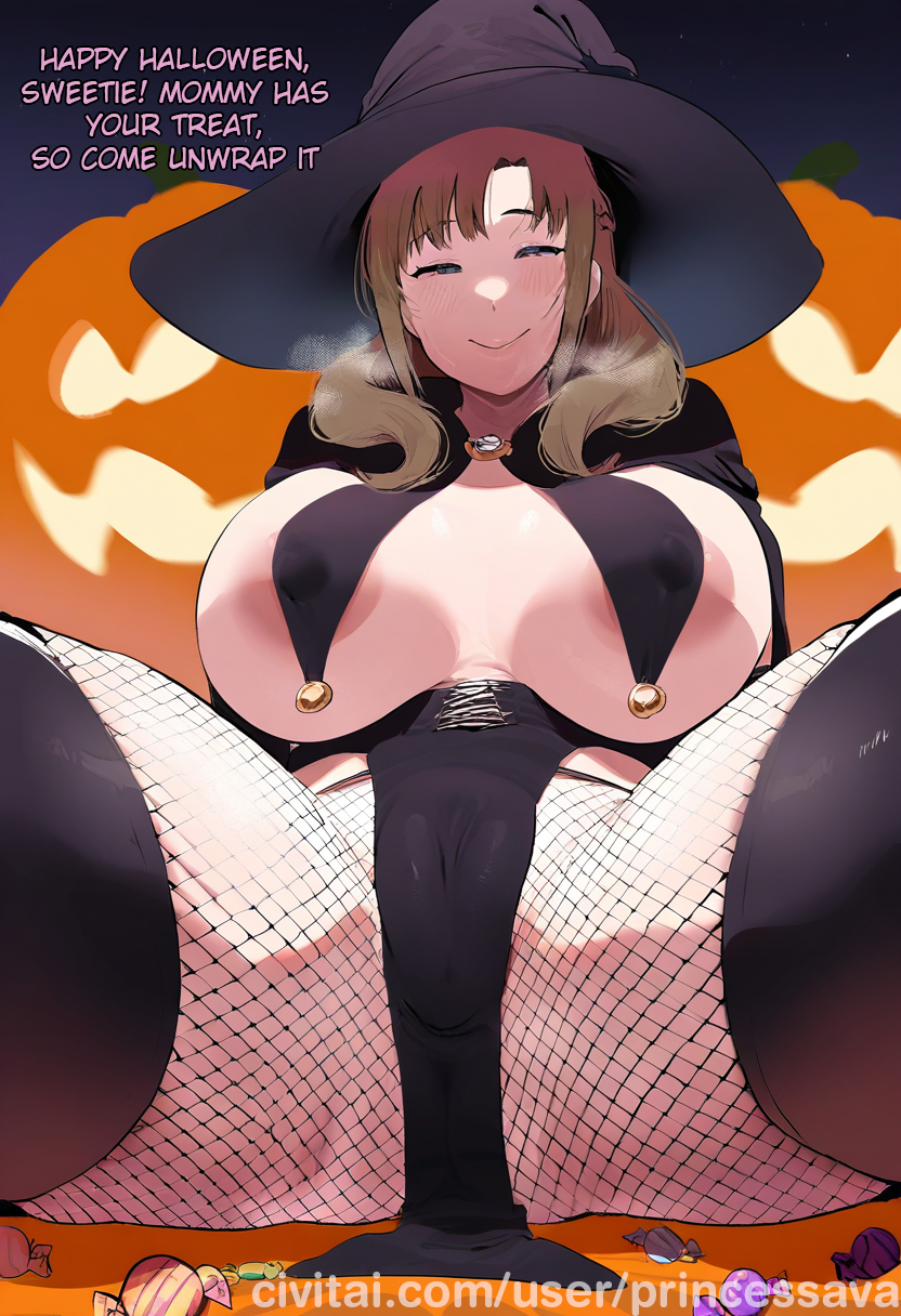 Oosuki Mamako (Halloween) Rule 34 Image