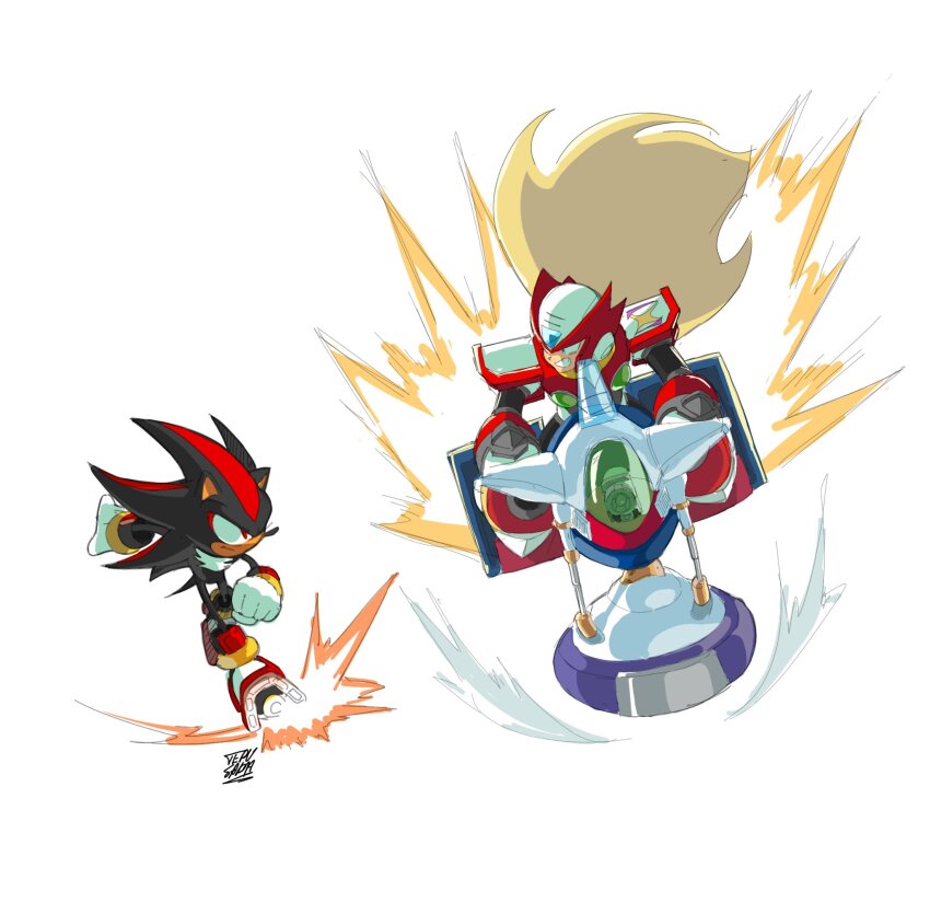 Shadow The Hedgehog (Mega Man (Series)) Rule 34 Image