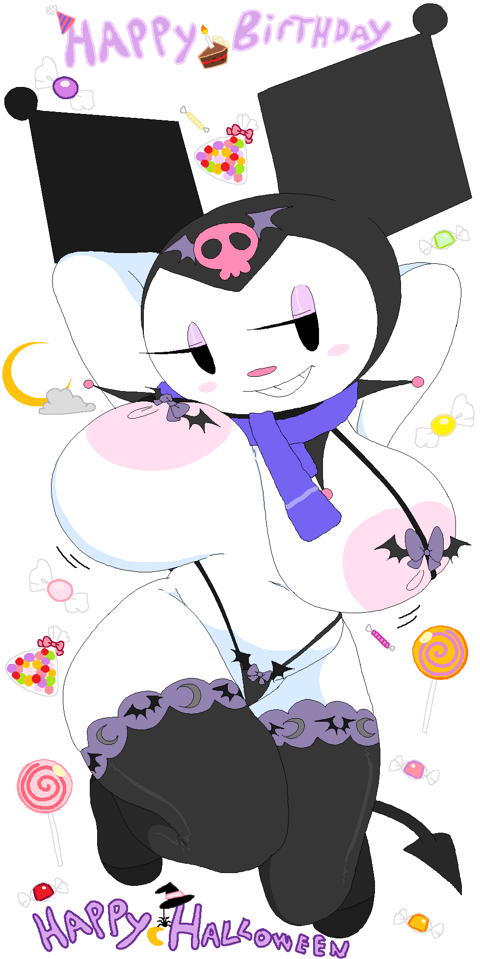 Kuromi (Halloween) Rule 34 Image