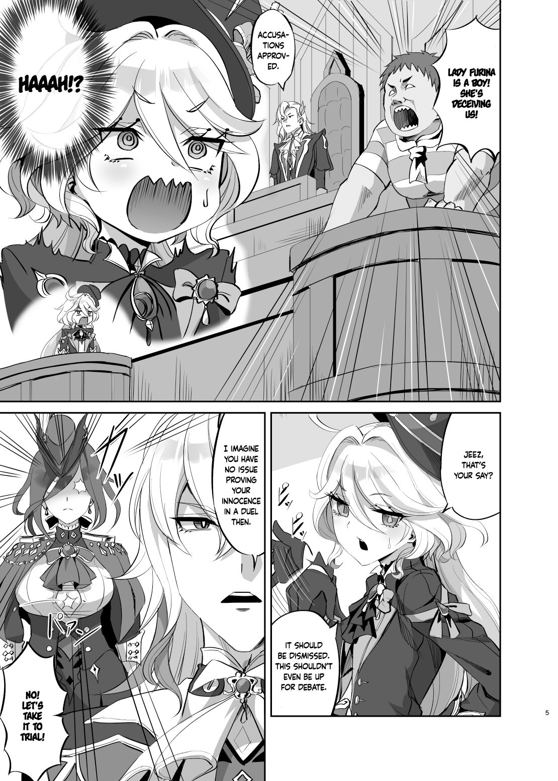 Clorinde (Genshin Impact) Rule 34 Image