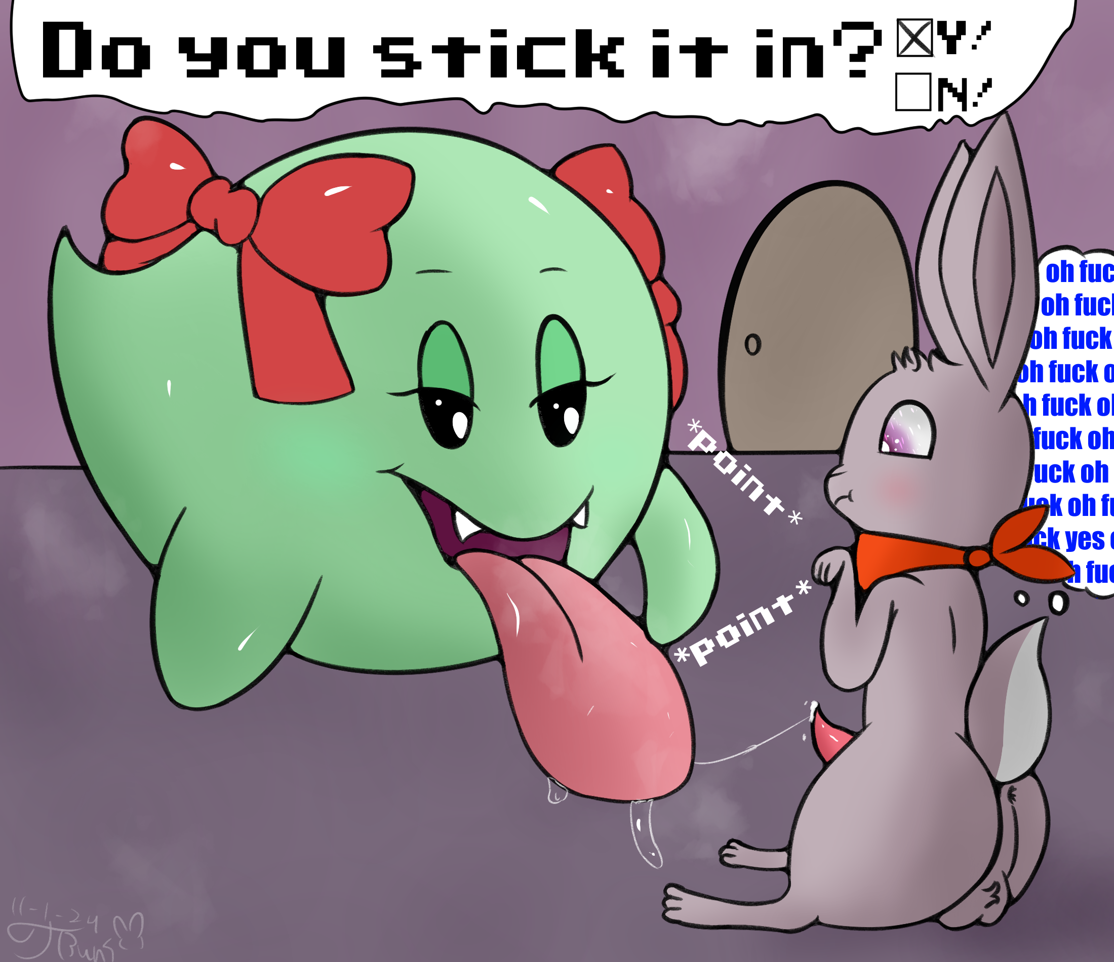 Boo (Mario) Rule 34 Image