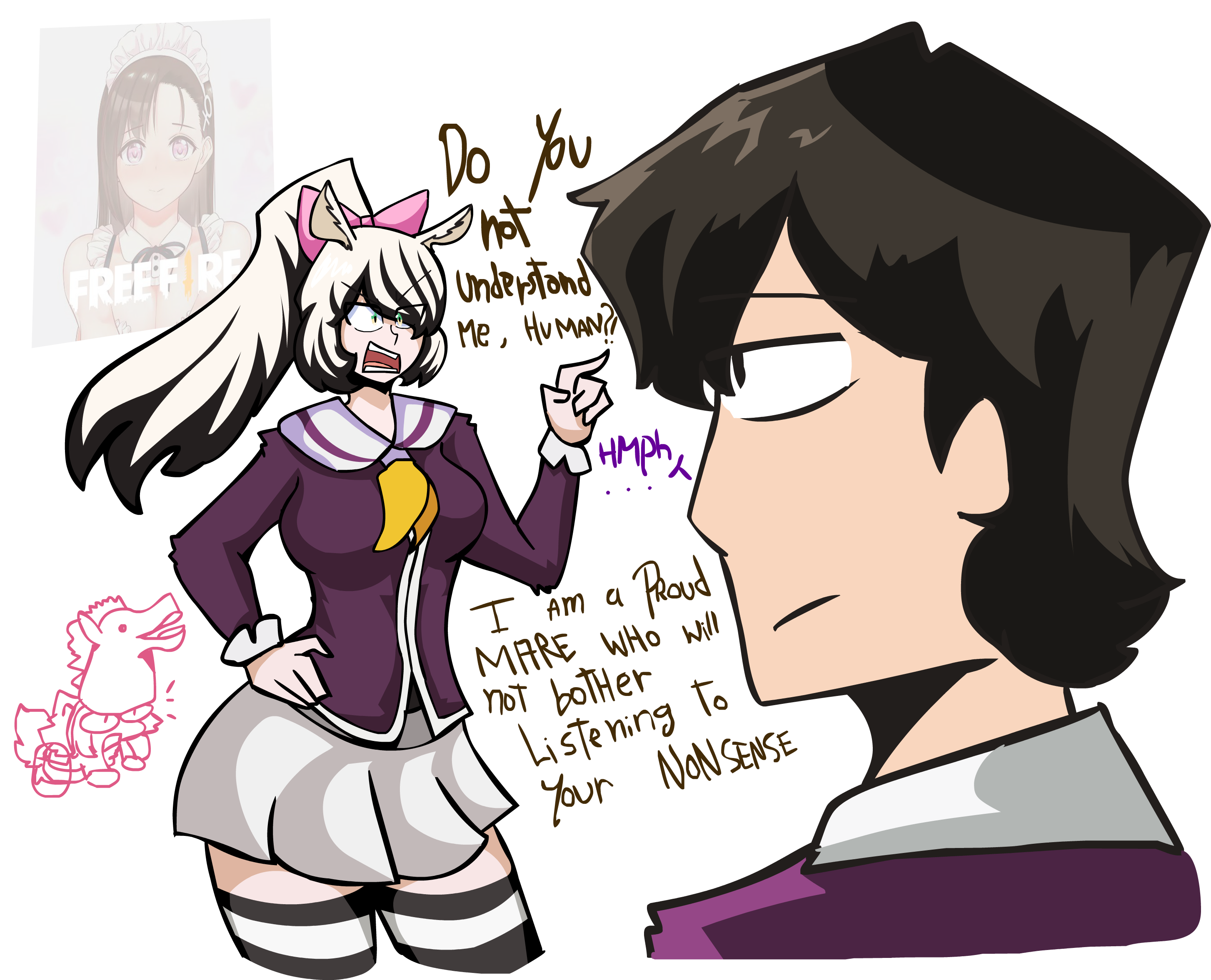 Mazama Jin (Murenase! Seton Gakuen) Rule 34 Image
