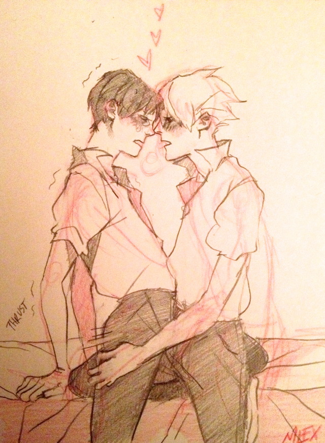 Ikari Shinji (Nagisa Kaworu) Rule 34 Image