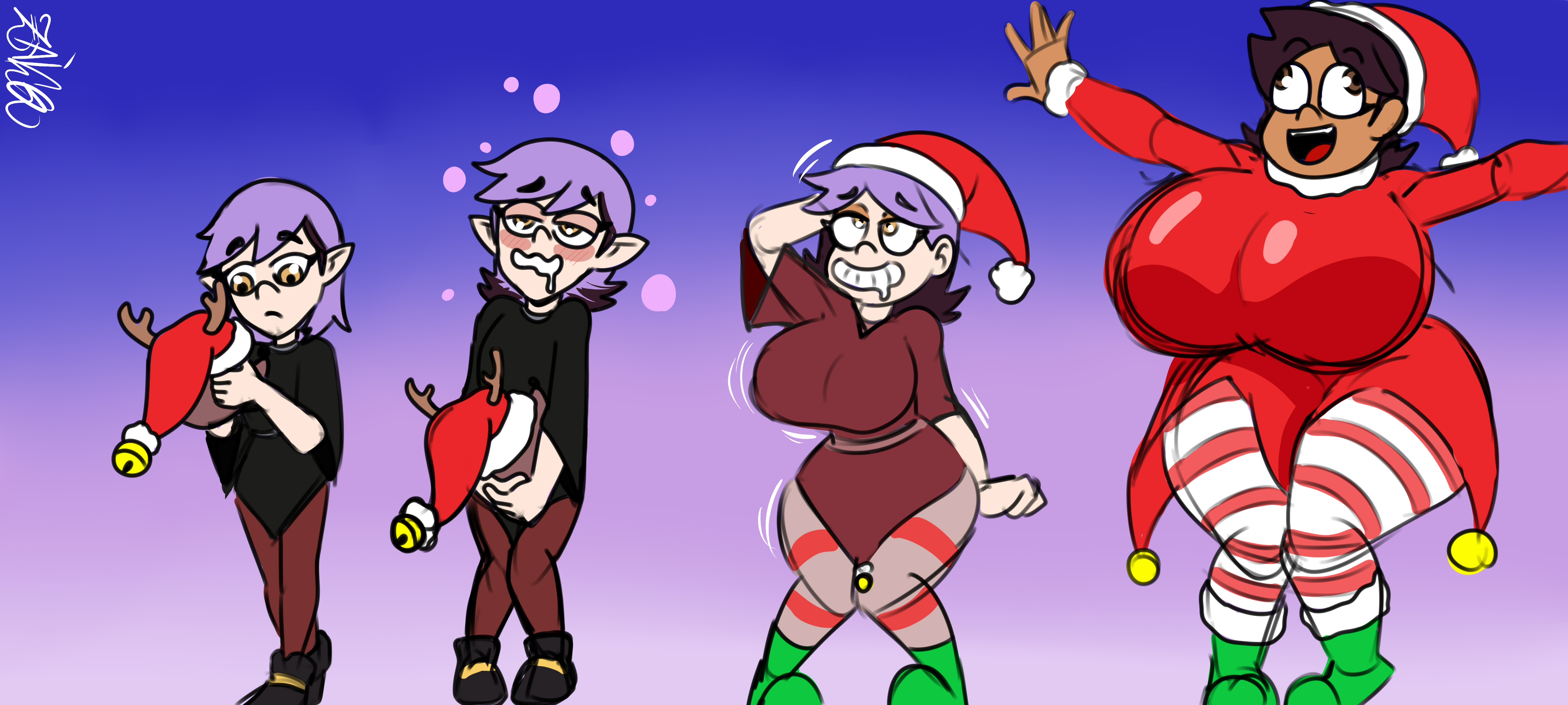 Amity Blight (Christmas) Rule 34 Image