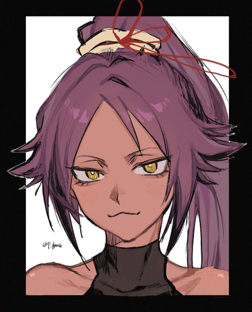 Shihouin Yoruichi (Bleach) Rule 34 Image
