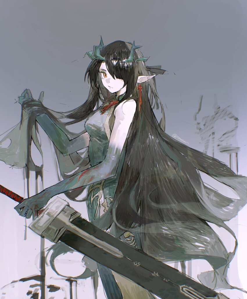 Dusk (Arknights) Rule 34 Image