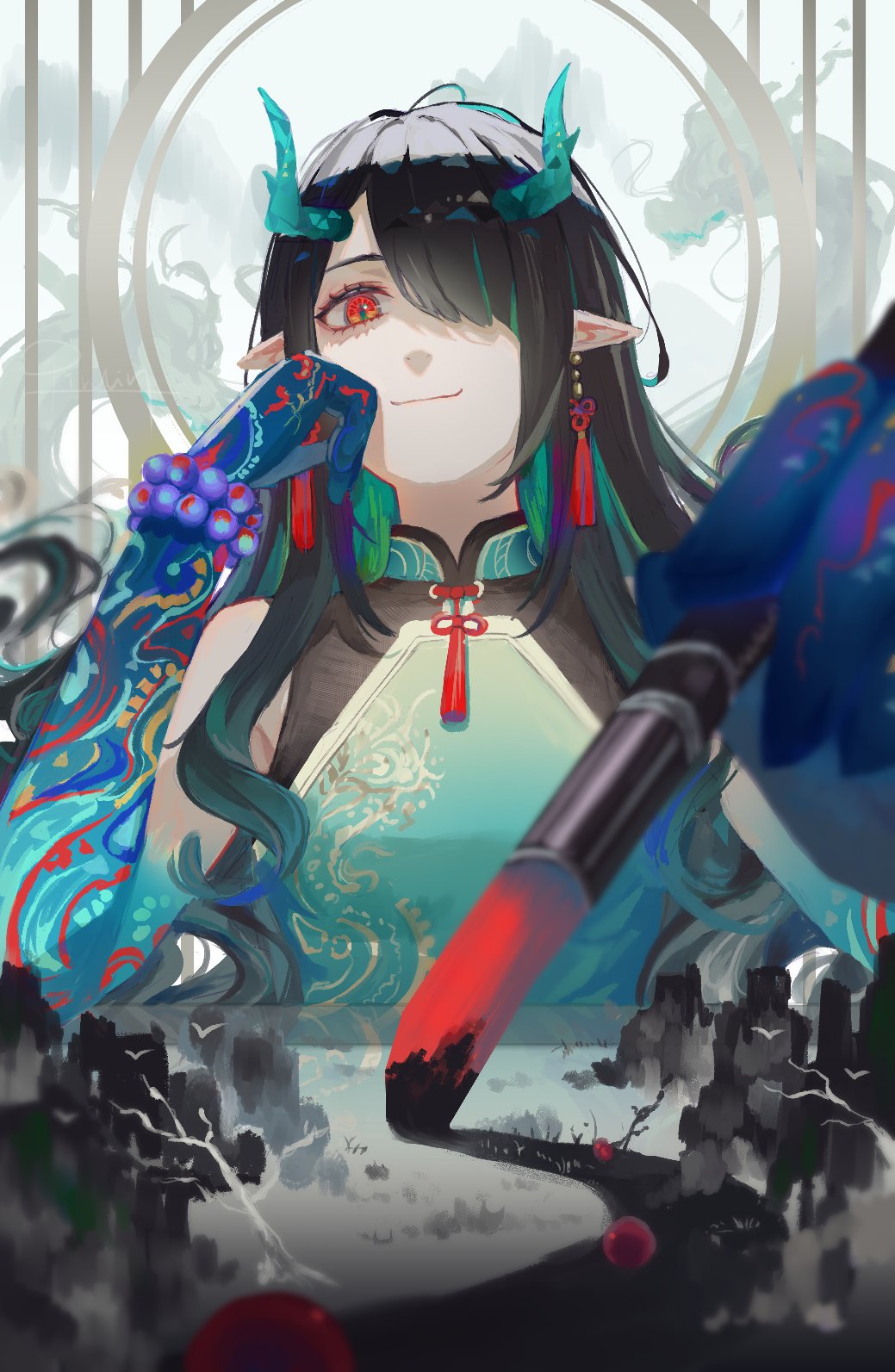 Dusk (Arknights) Rule 34 Image