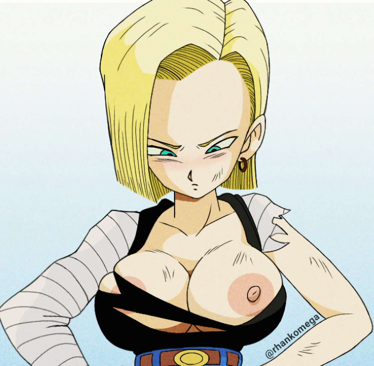 Android 18 (Dragon Ball) Rule 34 Image