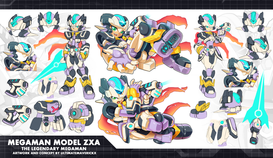 Aile (Mega Man Zx) Rule 34 Image