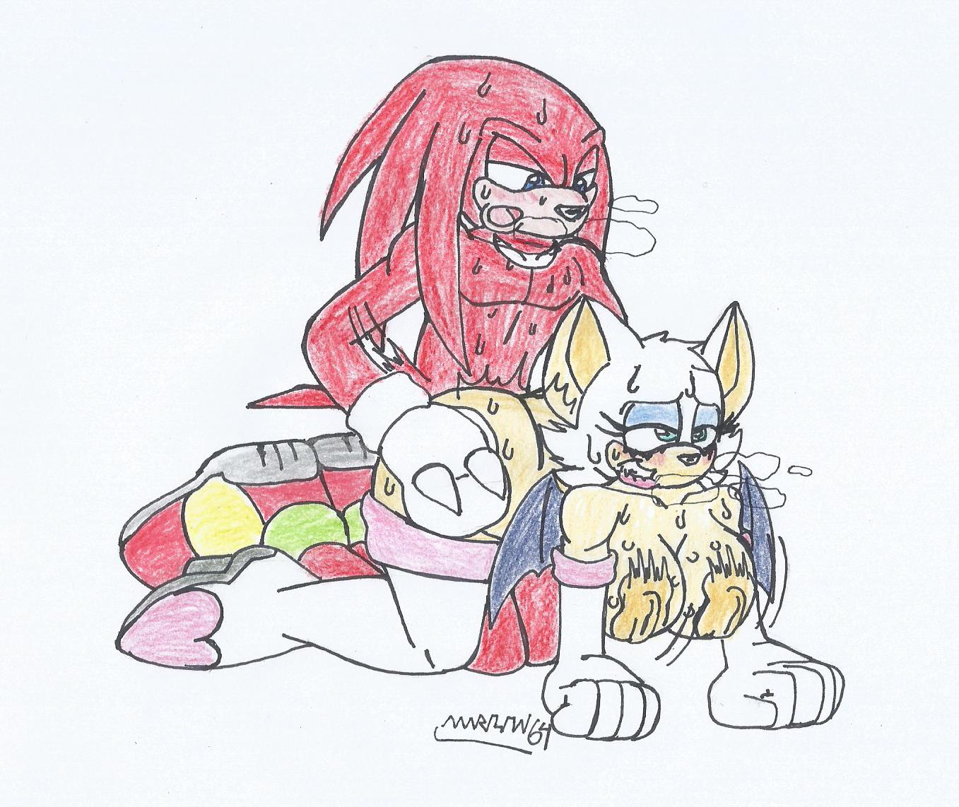 Knuckles The Echidna (Sonic (Series)) Rule 34 Image