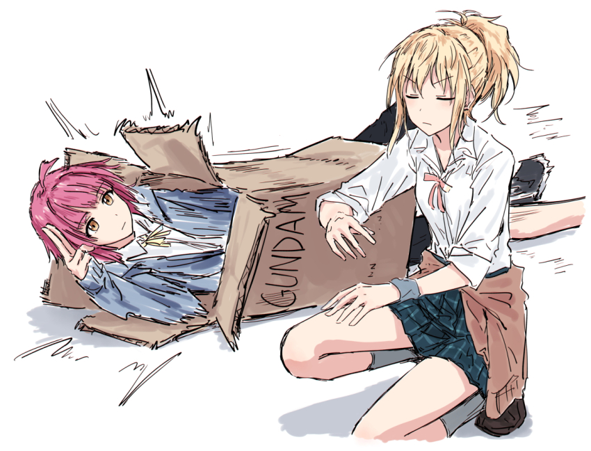Miyashita Ai (Cardboard Box Gundam) Rule 34 Image