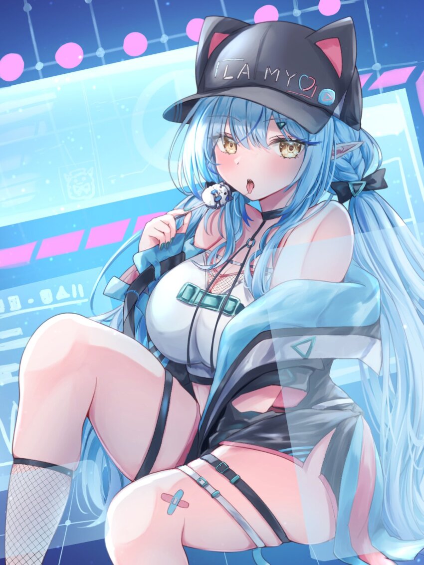 Yukihana Lamy (Hololive) Rule 34 Image