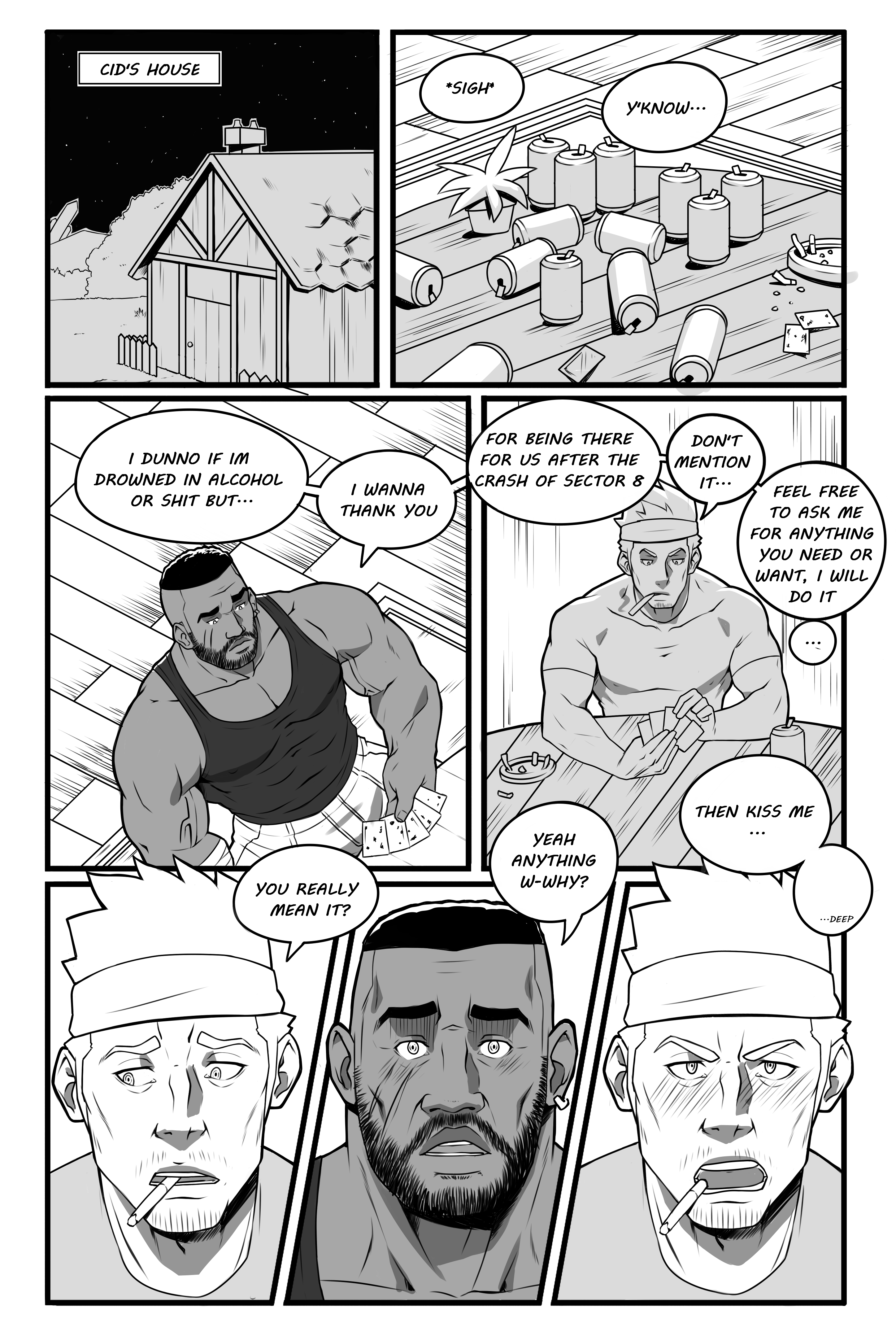 Barret Wallace (Final Fantasy) Rule 34 Image