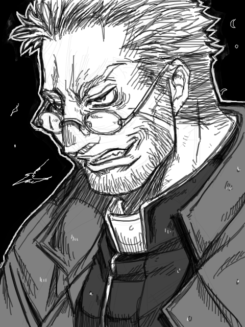 Alexander Anderson (Hellsing) Rule 34 Image