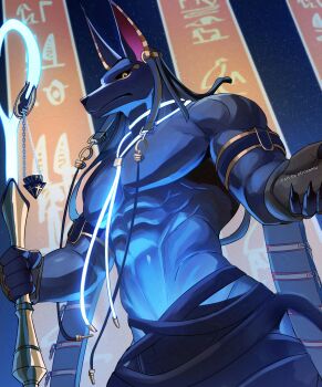 Drew (Anubis) (Dislyte) Rule 34 Image