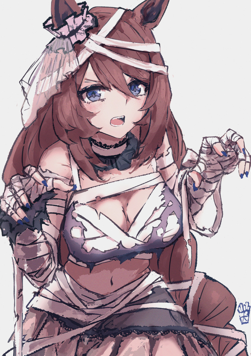Super Creek (Chiffon-Wrapped Mummy) (Umamusume) Rule 34 Image