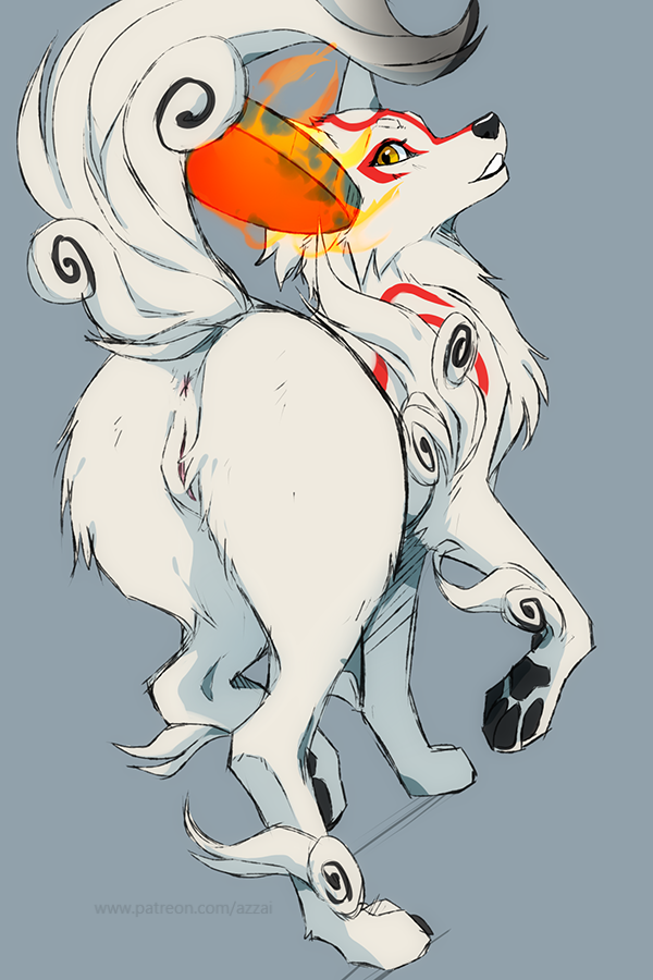 Amaterasu (Okami) Rule 34 Image