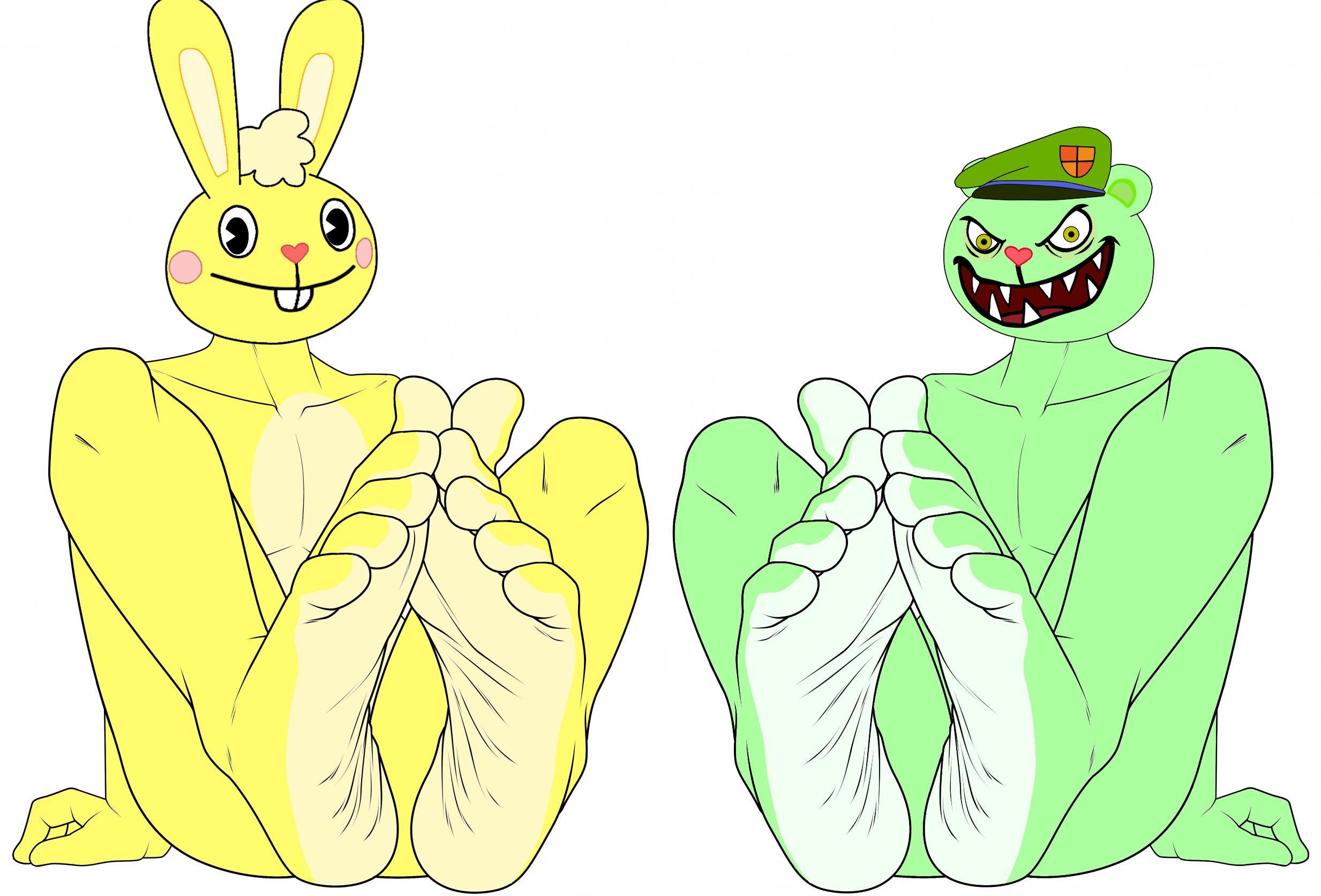 Cuddles (Happy Tree Friends) Rule 34 Image