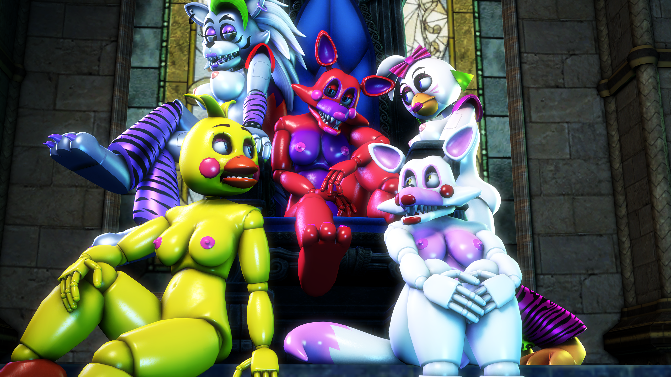 Glamrock Chica (Fnaf) Rule 34 Image