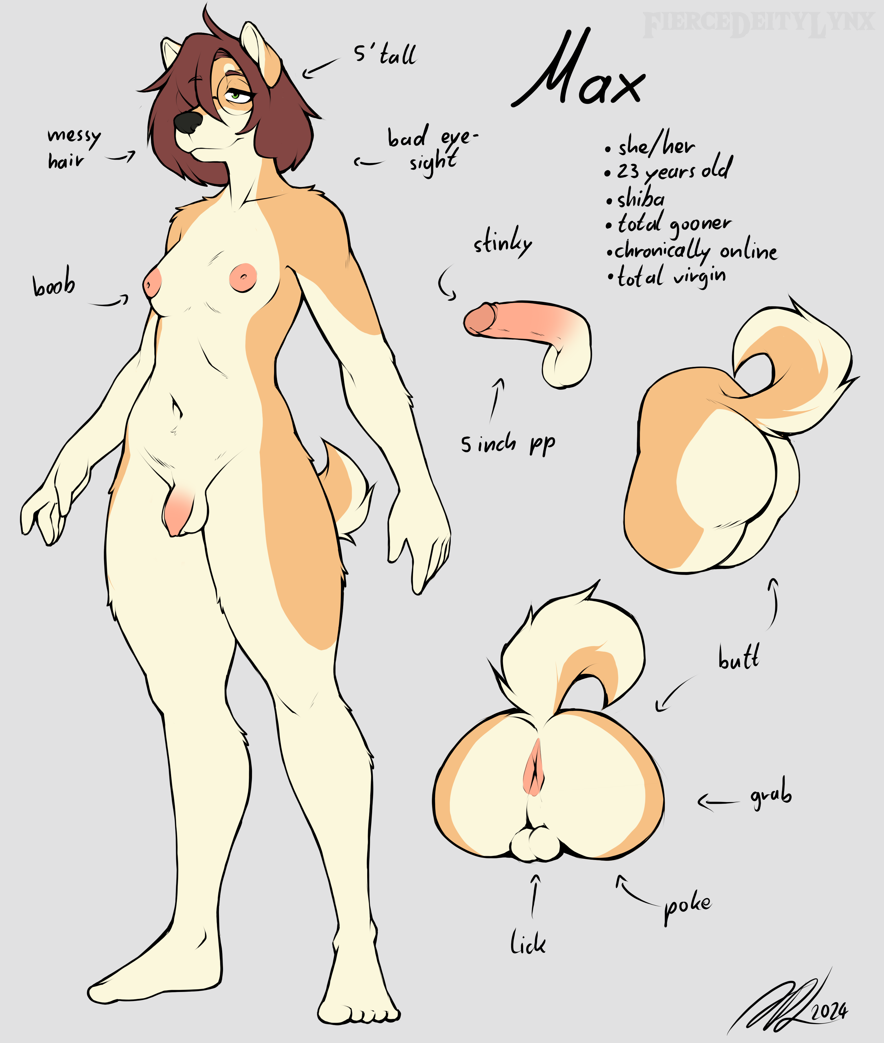 Max Shiba (Fiercedeitylynx) Rule 34 Image