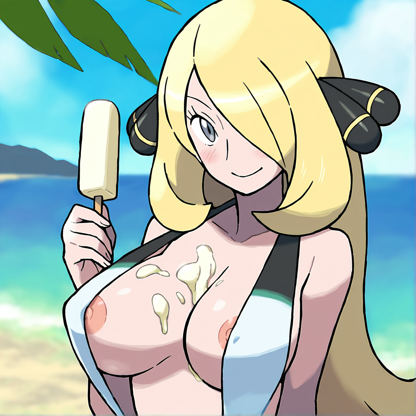 Cynthia (Pokemon) Rule 34 Image